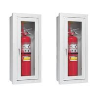 Lemari Pemadam Kebakaran Baja NFPA 14 Anti-pencurian Aksesoris Pemadam Kebakaran Merek ShengFeng Lapisan Akrilik Enamel Putih