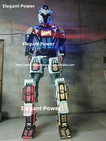 Costumes de danse robot led RGB Stilts Walker Costume de robot led Costume de robot lumineux adulte pour discothèque