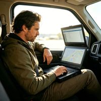 Nouvel ordinateur portable robuste de qualité industrielle Intel, 15,6 pouces, 96 Go de mémoire double canal, SSD 512 Go, GPU dédié, GNSS, PC d'extérieur