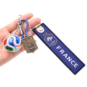 <span class=keywords><strong>Porte</strong></span>-clés avec emblème d'équipe de football RealMadrid Milan Man City Club 2026, emblème de pays de football, mousqueton pour homme, décoration de sac, clés - Product Image 5