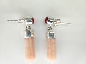 Handmade <b>Red</b> Onyx <b>Earrings</b> with Sunshine Inspired Stone 925 Sterling Silver Dangle <b>Earrings</b> Women Fashion Jewelry Supplier - Product Image 6