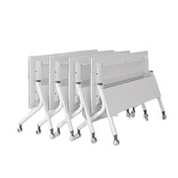 Table de formation modulaire moderne en gros, ensemble de bureaux mobiles pour salles de formation et salles de classe