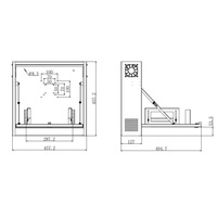 Braket Panel Patch dudukan dinding 2U, 19 "braket dudukan vertikal/Horizontal untuk AV/IT/peralatan komputer