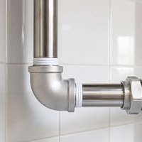 Matériaux de plomberie, raccords de tuyauterie sanitaires filetés en acier inoxydable, coude union pour l'alimentation en eau, raccords en acier inoxydable