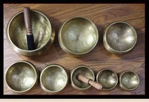 وعاء برونزي مصنوع يدويًا وعاء بودا لليوغا وعاء ميريديان سبا للعلاج الصوتي والتأمل - Product Image 6