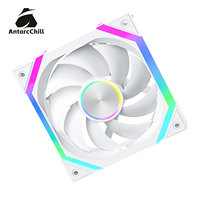 Kipas Pendingin AntarcChill 120mm Aliran Udara Tinggi Desain Pola CD PWM Senyap untuk Casing Komputer Gaming