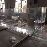 Aquariums OEM en acrylique transparent, écologiques et personnalisables, en polycarbonate durable, emballés en sac, accessoire d'usine Gateway Ocean World