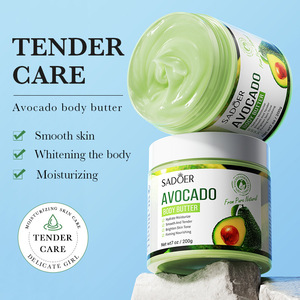 Loción Corporal de Aguacate y <span class=keywords><strong>Mango</strong></span> con Vitamina C, Ingredientes Veganos, Ácido Hialurónico, Blanqueadora Herbal, Eliminador de Manchas Oscuras, Crema Corporal - Product Image 1