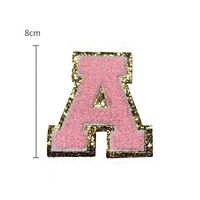Juya — lettres de l'alphabet brodées, collection 26 pièces, haute qualité, badge