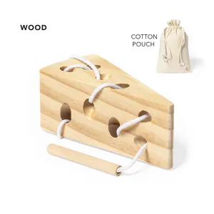 Jeu de compétences en bois de pin, merchandising durable - Product Image 1