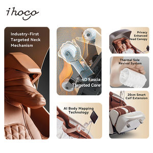 Chaise de massage 4D haute performance bras en acier auto-moteur en silicone médical chaise de massage à domicile compacte - Product Image 6