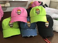 Gorro de Polo desgastado para hombre y mujer, gorro de Polo desgastado de alta calidad, Logo personalizado bordado