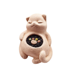 Pot de corps animal chat Offre Spéciale, Pot de fleur créatif de bureau, pot décoratif d'intérieur et de maison - Product Image 5