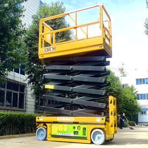 Asli dipasang Cherry pemetik gunting hidrolik Hoist 4m-18m digunakan Boom Mobile mengangkat gunting Platform untuk perawatan - Product Image 4