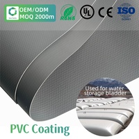 Bâche en tissu PVC enduit imperméable, grande, carrée, pliable et repliable, pour réservoir d'eau agricole