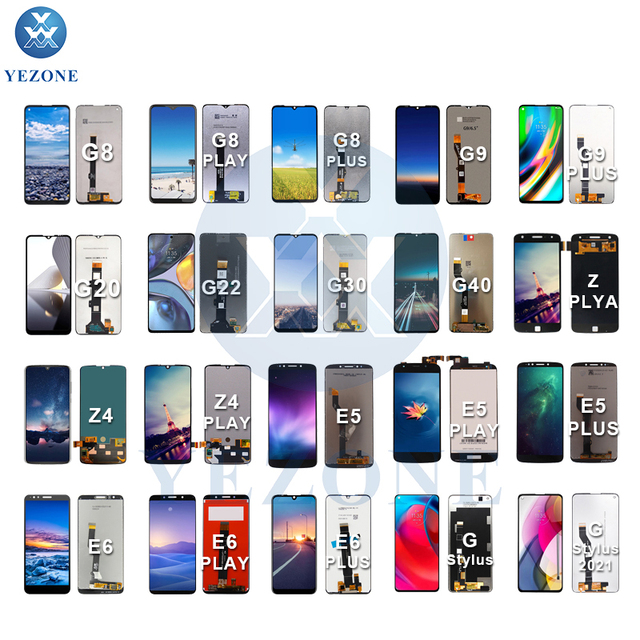 Yezone OEM oled Mobile Phone LCDs For moto edge 20 30 40 50 fusion display for moto g22 g24 g34 g75 g84 g85 screen TFT pantalla