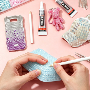Kit de 15 couleurs de <span class=keywords><strong>strass</strong></span> en résine à dos plat non thermocollants 3mm, pierres gelée en vrac pour nail art, loisirs créatifs et embellissement - Product Image 3