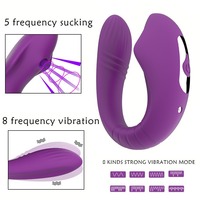 Ferngesteuertes Paar-Spielzeug für Erwachsene, Klitoris-Sauger in U-Form, Vibrator Sexspielzeug