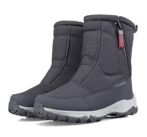 Unisex Men and <strong>Women's</strong> Thickened Waterproof Winter <strong>Boots</strong> <strong>Non</strong>-<strong>Slip</strong> Short Warm Side Zipper with Plush Fur Wholesale Large Size - Product Image 6
