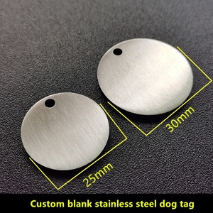 สแตนเลสสตีลสุนัขแท็ก ID สัตว์เลี้ยงหมวดหมู่รอบ dogtags - Product Image 5