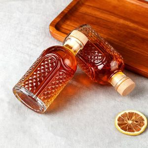 Châu Âu Roman phong cách tùy chỉnh nhãn 50ml-200ml lạnh Brew chai thủy tinh nút chai cho trái cây rượu vang nước giải khát hình vuông Quà tặng đám cưới - Product Image 4