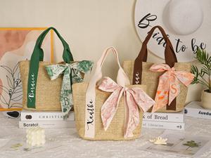 Bolsas <span class=keywords><strong>de</strong></span> Playa <span class=keywords><strong>de</strong></span> Paja Personalizadas, Regalos para Damas <span class=keywords><strong>de</strong></span> Honor y Despedidas <span class=keywords><strong>de</strong></span> Soltera, Bodas, Verano, Otoño - Product Image 1