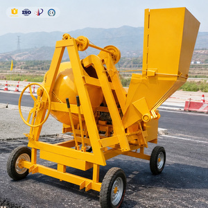 Bétonnière mobile 500L à 4 roues, alimentée au diesel, avec tambour renforcé de 3 mm au haut et de 4 mm au bas, pour chantier - Product Image 5