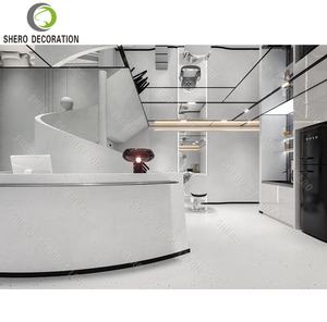 Meubles de salon de coiffure haut de gamme, design personnalisé, durables, vitrine de salon de coiffure, comptoir de réception pour salon de coiffure - Product Image 1