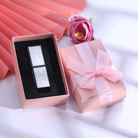 Boîte de rangement rigide pour rouge à lèvres, coffret cadeau élégant et luxueux, recyclable, haut de gamme, rose, pour cosmétiques, gloss à lèvres, avec EVA