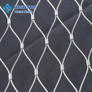 Metal SS304 316 esnek paslanmaz çelik tel kablo halat <span class=keywords><strong>Mesh</strong></span> Net kuş netleştirme çit için hayvanat bahçesi hayvan Aviary papağan - Product Image 4