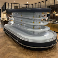 Haute qualité 	 Vitrine réfrigérée ouverte multi-étages pour la présentation de viandes et de charcuteries