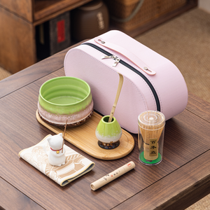 Juego de Tazón de Matcha Japonés Tradicional Ecológico y Batidor de Bambú - Vajilla de Porcelana para Ceremonia del Té y Uso en Cafeterías - Product Image 6