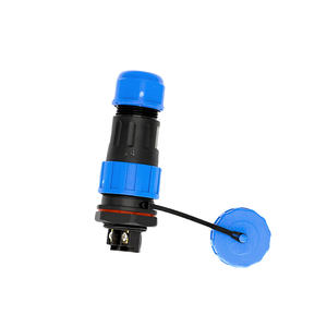 Lehim-ücretsiz su geçirmez hızlı bağlantı ortak tel bağlayıcı erkek kadın priz TY24 geri Nut-7P 10A dairesel kablo konnektörleri - Product Image 6