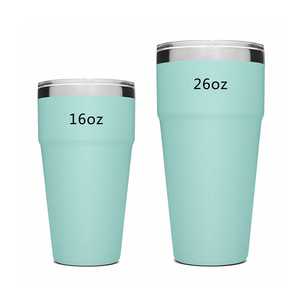 Vaso Terno aislado de 24oz, vaso de acero inoxidable 18/8 con tapa, Apto para lavavajillas, taza de viaje sin BPA para café helado - Product Image 2