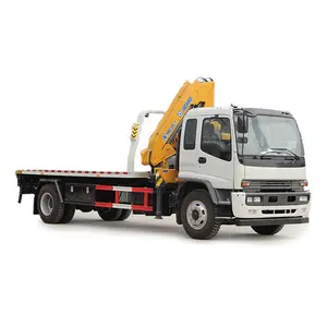 Camión de remolque ISUZU FTR Roll Back con grúa de 10 toneladas y capacidad de tonelada opcional Elevación y remolque Wrecker a la venta