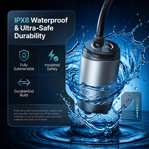 Bomba de <span class=keywords><strong>Ducha</strong></span> para Camping, Kit de <span class=keywords><strong>Ducha</strong></span> Exterior con Pantalla Digital Inteligente y Ajustable - Product Image 6