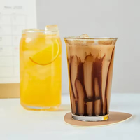 Simple Transparent Verre Verres Tasse À Café Latte Tasses Jus De Lait Tasse Bouteilles D'eau Ménage Verrerie