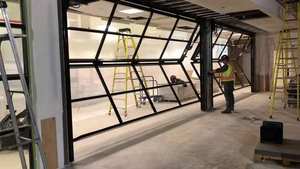 <span class=keywords><strong>Porte</strong></span> automatique électrique pliante en verre, <span class=keywords><strong>de</strong></span> <span class=keywords><strong>Garage</strong></span>, section industrielle, <span class=keywords><strong>de</strong></span> chine, livraison gratuite - Product Image 5