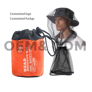 Grande <span class=keywords><strong>moustiquaire</strong></span> confortable en polyester avec cordon de serrage essentiel pour le camping, la randonnée et la chasse. - Product Image 2