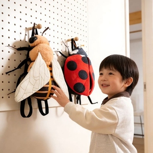 Nouvel Arrivage Sac à Dos Peluche Abeille et <span class=keywords><strong>Coccinelle</strong></span>, Sac Insecte en Peluche, Cadeau d'Anniversaire pour Enfants, Sac Doux Abeille et <span class=keywords><strong>Coccinelle</strong></span>, Poupée Sac - Product Image 6