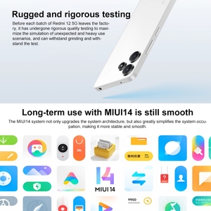 <span class=keywords><strong>Prix</strong></span> bas Original Xiaomi <span class=keywords><strong>Redmi</strong></span> <span class=keywords><strong>12</strong></span> 5G, 6 Go + 128 Go, 6.79 pouces <span class=keywords><strong>MIUI</strong></span> 14 Qualcomm Snapdragon 4 Gen2 Octa Core jusqu'à 2.2GHz - Product Image 5