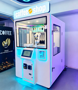 เครื่องจำหน่ายกาแฟอัตโนมัติ IPLAY SMART หน้าจอสัมผัสคู่ ขนาด 16 นิ้ว หุ่นยนต์จำหน่ายกาแฟ - Product Image 2