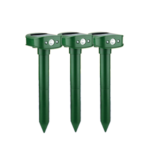 Năng lượng mặt trời không thấm nước siêu âm Repeller expeller thiết bị với <span class=keywords><strong>LED</strong></span> nhấp nháy cảnh báo ánh sáng và mặt đất cắm - Product Image 6