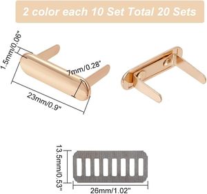 WADORN Sets Metal Blank Stamping Tags Colors Metal Oval Blank <b>Name</b> Labels With Shim Alloy DIY Handmade Logo Labels For Bag Jeans - Product Image 2