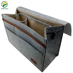 Nouveau 2026 Organisateur de rangement en feutre pour chevet, support latéral pour lit et canapé, pour l'organisation de tablettes, magazines, téléphones et petits objets - Product Image 1