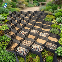Grilles alvéolaires en polyéthylène haute densité ZhuYuan pour la protection des pentes et des caniveaux, avec garantie de 5 ans, design industriel