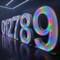 Lettres lumineuses LED 3FT/4FT personnalisables pour fête d'anniversaire