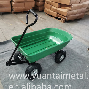 YT004 prix compétitif <span class=keywords><strong>chariot</strong></span> robuste <span class=keywords><strong>chariot</strong></span> de jardin utilitaire en plastique remorque de jardin <span class=keywords><strong>chariot</strong></span> à outils <span class=keywords><strong>chariot</strong></span> à main à vendre - Product Image 2