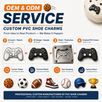 Breloques personnalisées en PVC pour chaussures de sport, motifs basketball, football, manette de jeu, accessoires athlétiques pour sabots