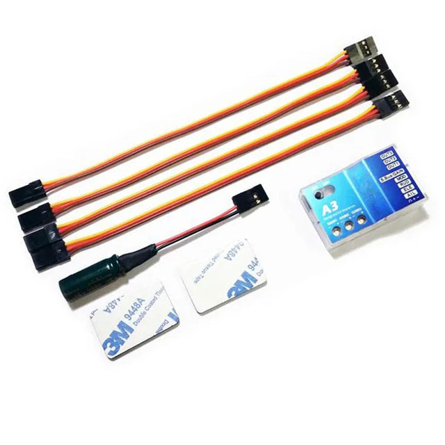High Quality 3 Axis Gyro A3 V2 Aeroplane Flight Controller Stabilizer Flight Controller